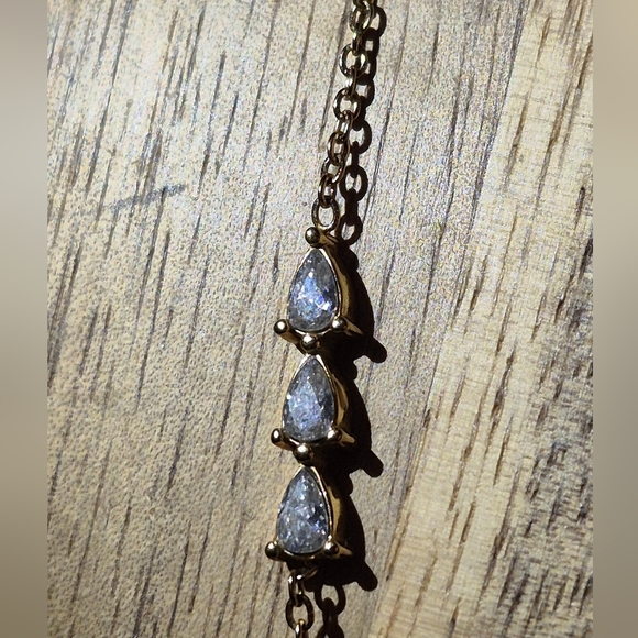 18k Gold/CZ bracelet - Picture 6 of 6